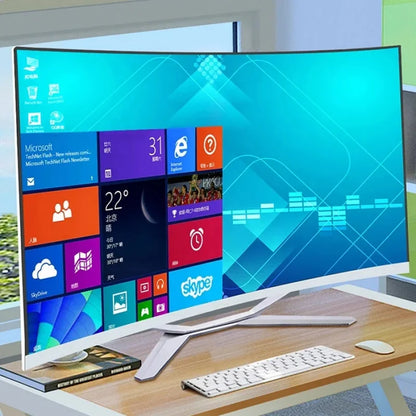 Design All In One Desktop Computer PC AIO Touch PC Core I3 I5 I7 Processor Gamer Computer Desktop All-In-One PC UPS Battery PC
