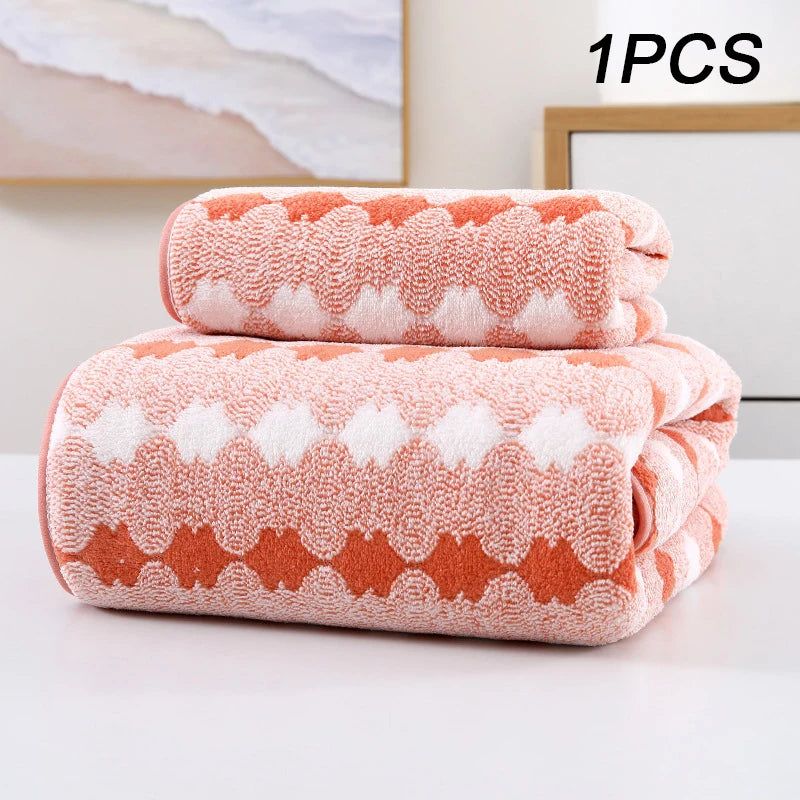 Thickening High Quality Bamboo Charcoal Coral Velvet Fiber Bath Towel Super Absorbent And Quick Drying Bath Towel Bathroom Use