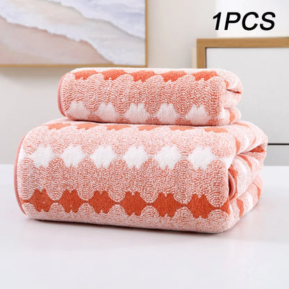 Thickening High Quality Bamboo Charcoal Coral Velvet Fiber Bath Towel Super Absorbent And Quick Drying Bath Towel Bathroom Use