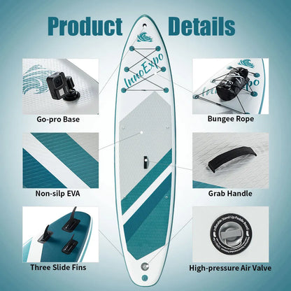 Uppblåsbart SUP-bräde InnoExpo med tillbehör – 320–350 cm
