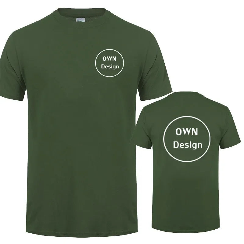 T-shirt med Eget Tryck & Logotyp – Bomull, Kortärmad | Vuxen & Barn