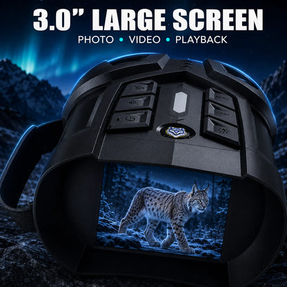 INSKAM digital nattkikare med 7-läges IR och 10× digital zoom