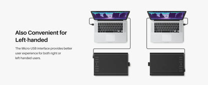 HUION Inspiroy H1060P Ritplatta – 8192 Trycknivåer Batterifri Penna 12 Snabbtangenter 10x6,25" Windows macOS Android Linux