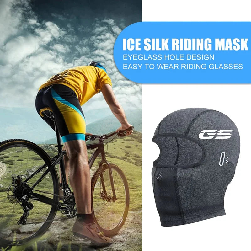For BMW R1200GS R1250GS R 1200GS R1250 GS R 1250 LC ADV Cycling Cap Summer Cooling Motorcycle Balaclava Hats Sun UV Protection