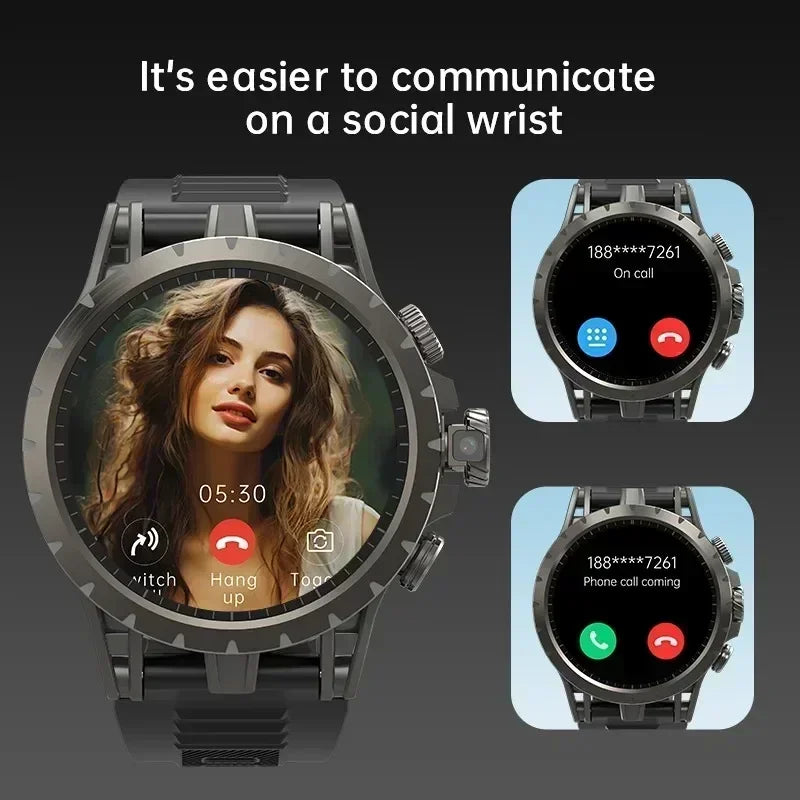 Q85 New 5G Popular Outdoors GPS Tracker Sports Smart Watch WIFI NFC SIM Card HD Video Call Music Player Waterproof Watch Men