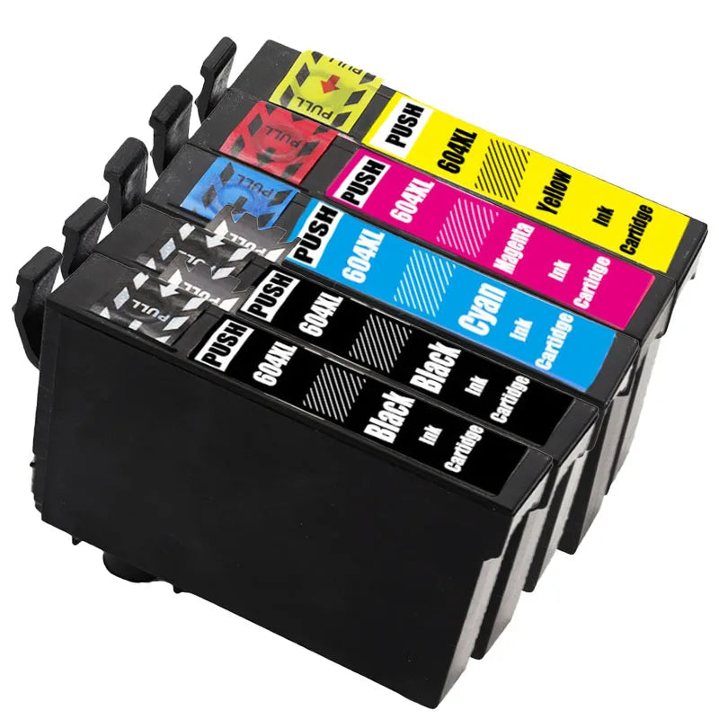 604XL-kompatibla bläckpatroner för Epson – 4, 5 eller 8-pack