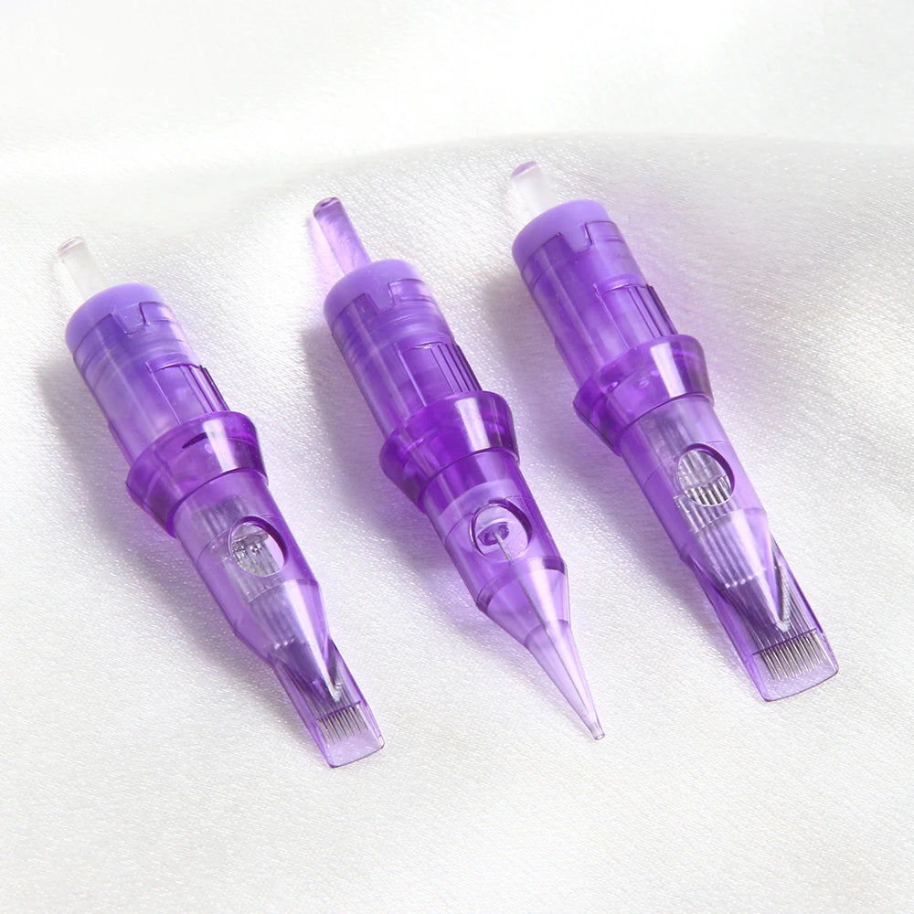 20PCS Original Mixed Cartuchos Para Tatuar 3RL 5RL 7RL 7RM 9RM Disposable Permanent Brow Makeup Tattoo Cartridges Needle 0.3MM