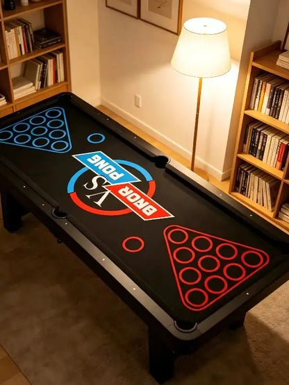 Beer Pong Table Runner Drinking Games for Adults Party with Beer Pong Balls Beer Pong Cups Indoor Outdoor Beer Pong Table Runner