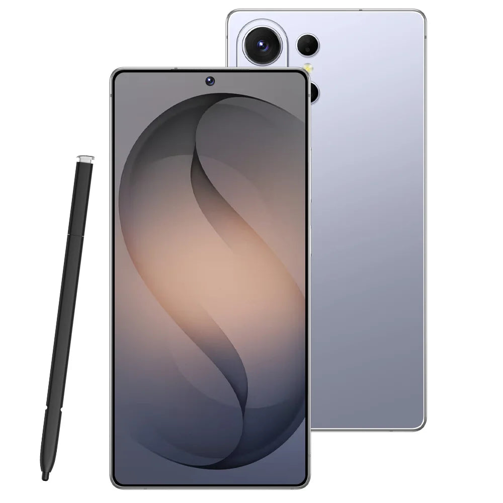 Smartphone S26 Ultra Original Android 15 Face Recognition Mobile Phones 5G Dual Card 7800mAh 7.3 inch Global Version Cellphones