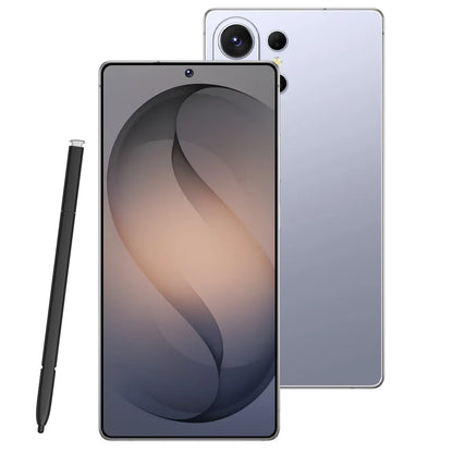Smartphone S26 Ultra Original Android 15 Face Recognition Mobile Phones 5G Dual Card 7800mAh 7.3 inch Global Version Cellphones