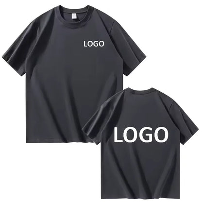 Eget tryck & logotyp, kortärmad t-shirt i bomull, reklamkläder & profilprodukter