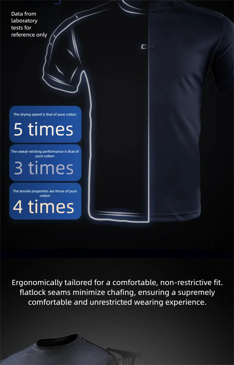 Men's 2026 Crew Neck Tactical T-Shirt With Pocket Summer Outdoor Training Tee Quick Dry Breathable Wear Resistant Sports Top