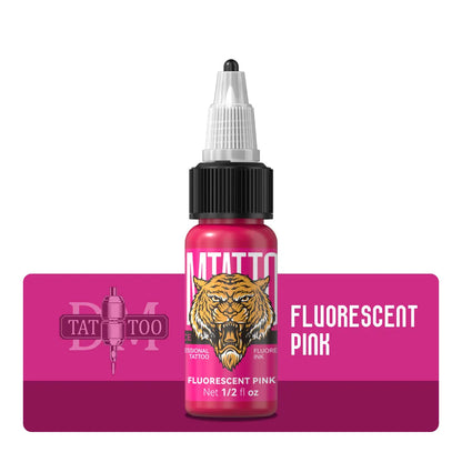 DM Fluorescent Tattoo Ink 15ml 1/8PCS Color Professional Beauty Paints Natural Plant Extract Pigment Body Painting Tattoo Ink