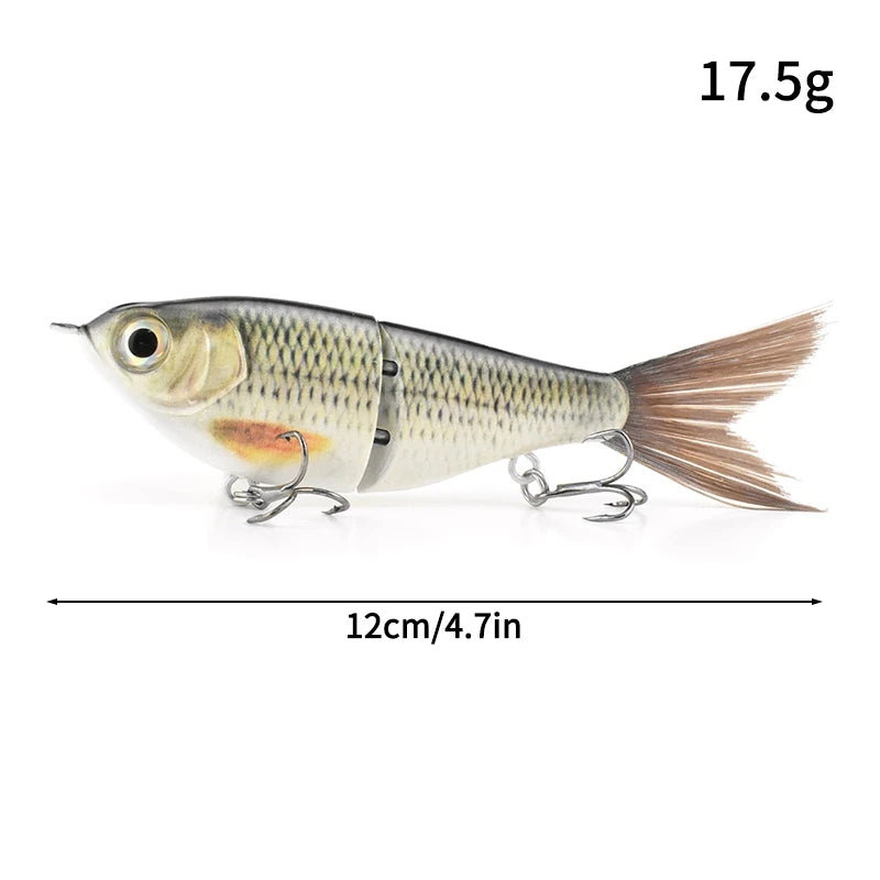 11.5cm 18.5g Balam Glide Bait Swimbait Joint Giant Pike Bass Fishing Lure Hard Bait Catfish Saltwater Lures Leurre De Pêche