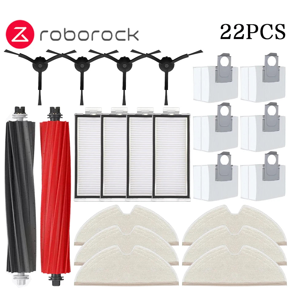 Reservdelar till Roborock Q8 Max & Q5 Pro – Börstar, Filter, Mopp & Dammpåsar