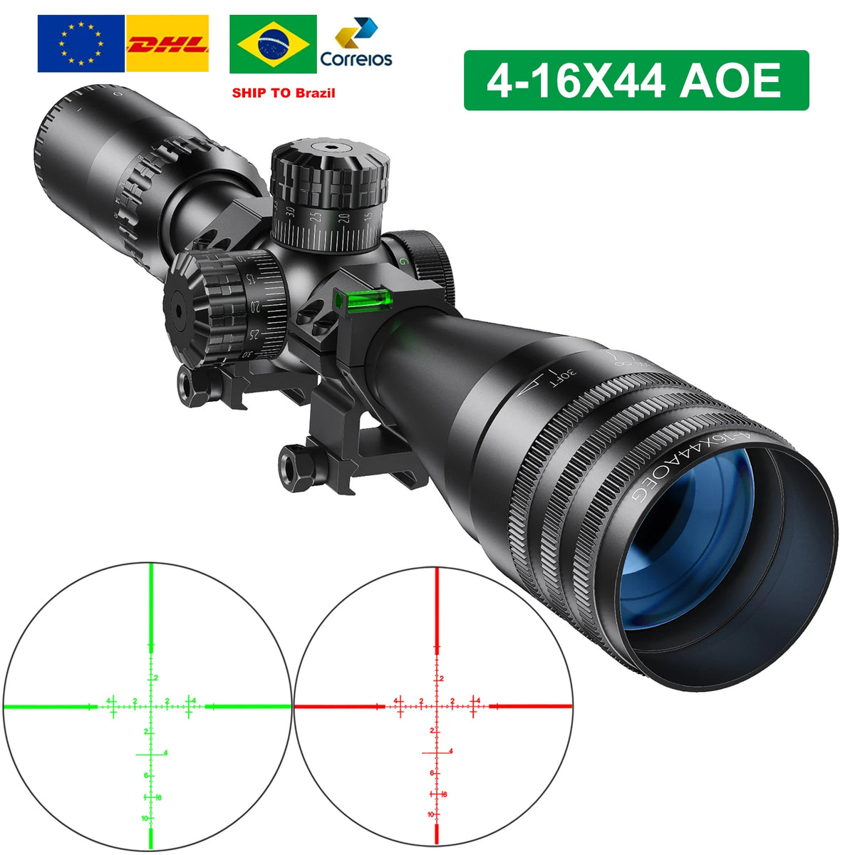 Taktiskt 4-16x44 AOE Sikte Jakt