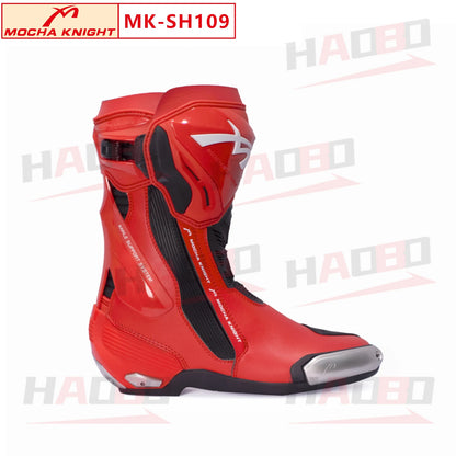 BENKIA SH109 Mocharöda Motorcykelstövlar