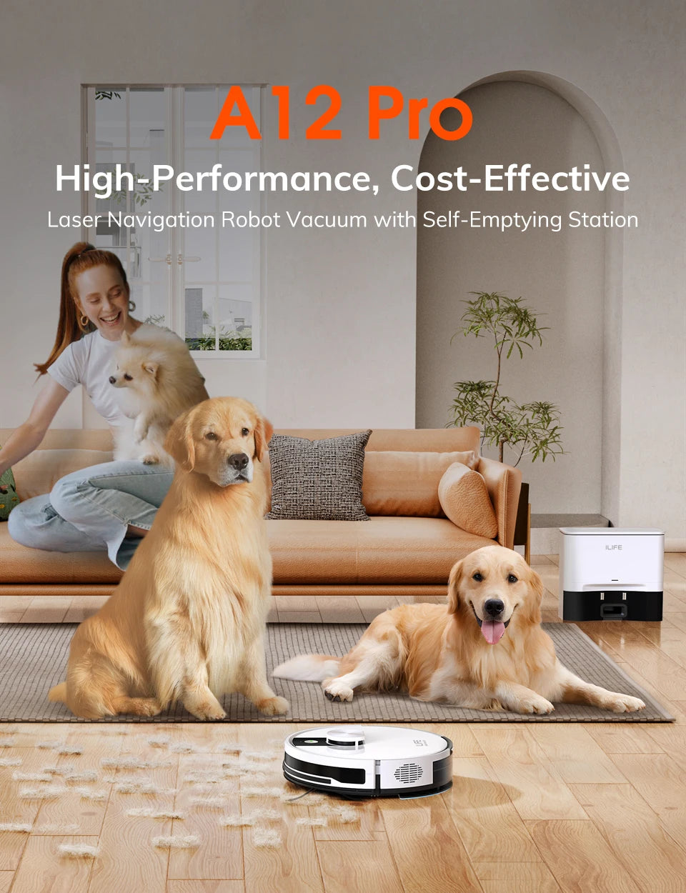 ILIFE A12 Pro Robotdammsugare och Mopp