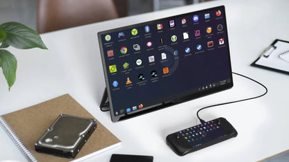 UPERFECT 18,5" Portabel Touchskärm – 120Hz IPS FreeSync HDR400 VESA USB-C Mini-HDMI Inbyggda Högtalare Laptop PC Switch PS5