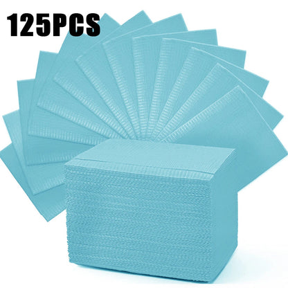 250/125/10pcs Tattoo Clean Pad Disposable Colorful Dental Bibs Tattoo Table Covers Cleaning Wipes Napkin Tattoo Accessories