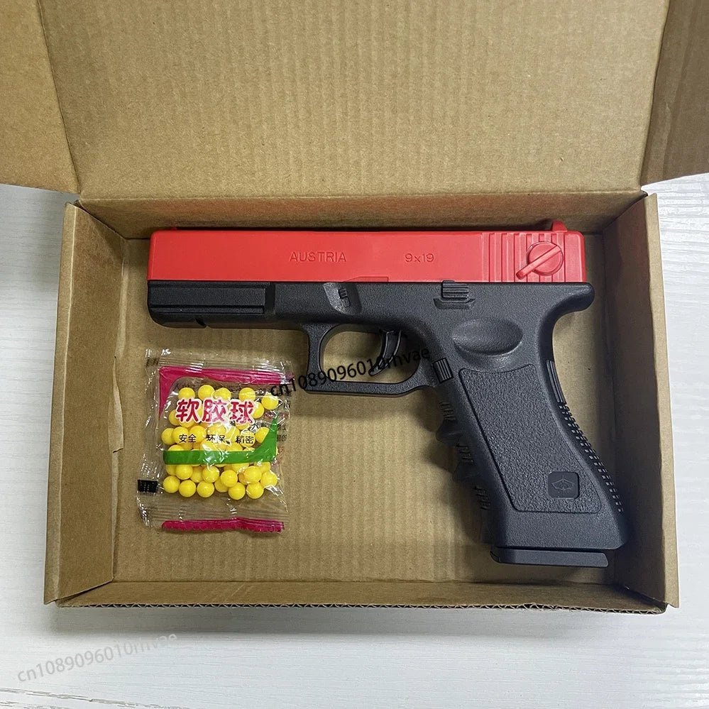 Mjukammunition Airsoft Pistol Manuell G17 Leksaksvapen