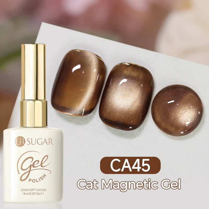 UR SUGAR 15ml Cat Magnetic Gel Nail Polish 30 Colors Semi Permanent Magnetic Gel UV/LED Soak Off Painting Vanrish Design