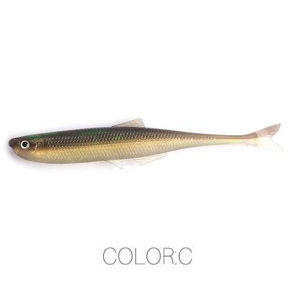 NEW Supercontinent leanness ShadTeez 60mm/80mm Perch Bass Artificia Pike Zander Predator Fishing 3d eyes Soft lure Fishing lures
