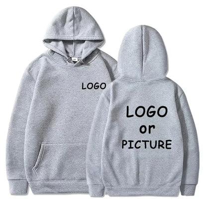 Hoodie Eget Logotyp & Tryck – Enfärgad | Reklamkläder & Streetwear