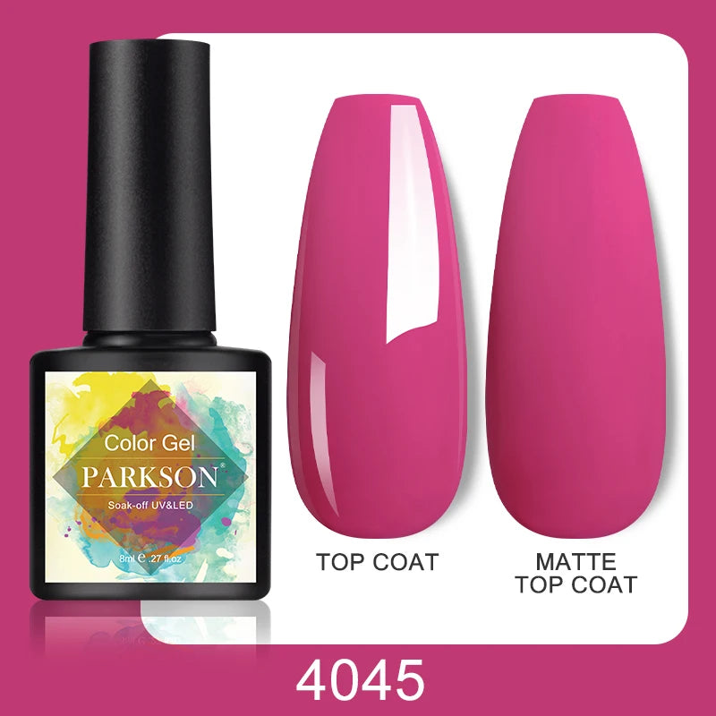 Parkson No Wipe Top Base Coat Nail Gel polish Design Enhancer Varnish Semi Permanent Soak Off UV LED Nail Art Tool