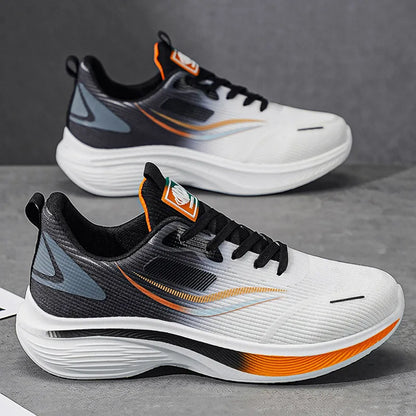 Men's Summer Carbon Plate Marathon Running Shoes Air Cushion Tennis Sneakers Breathable Comfortable Men Basketball Sports Shoes