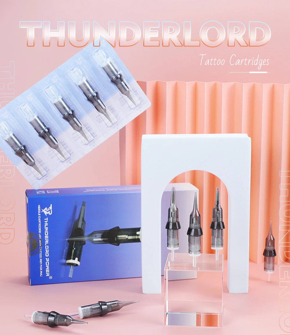 20pcs/Box Tattoo Needles Revolution Cartridge Curved Magnum Shader 0.16/0.18/0.3/0.35mm Tattoo Cartridges for Permanent Makeup