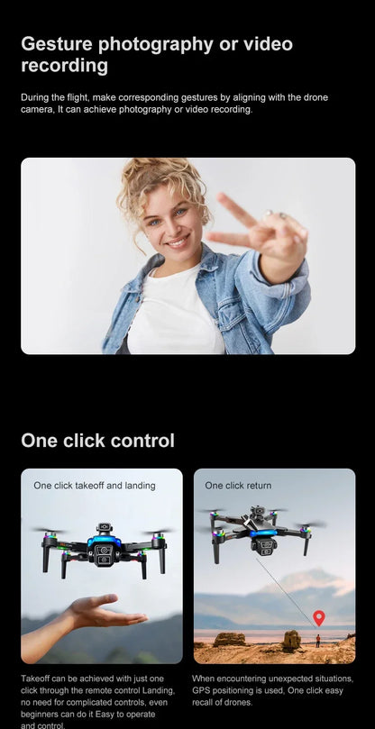 RG706 MAX GPS Drone 8K Professional Dual HD Camera 5G WIFI FPV 360° Obstacle Avoidance Brushless Large Screen Rc Quadcopter Dron