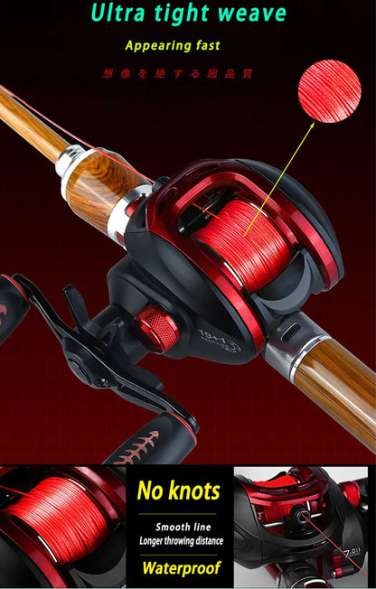 ZUKIBO Firebird Never Faded 8 Strands Braided Fishing Line Japanese High Quality 8x Multifilament PE Wire Power Saltwater Line