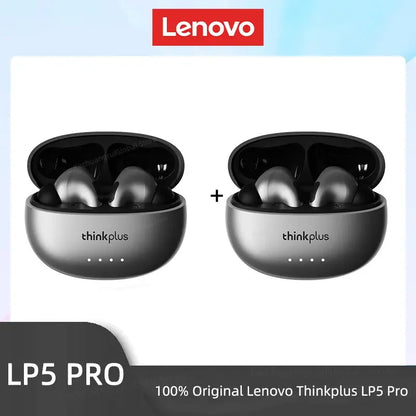 Lenovo LP5 PRO Wireless Bluetooth 5.4 Earphones TWS HiFi Sound Gaming Earbuds Sport Headset Long Standby Touch Contol with Mic