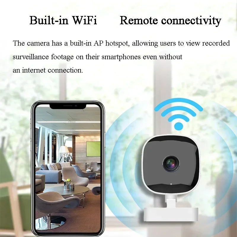 2.4/5GHz WiFi 3MP 1080P HD Night Vision Paste Mount Security Camera Indoor Phone Remote Home Surveillance Safety Monitoring