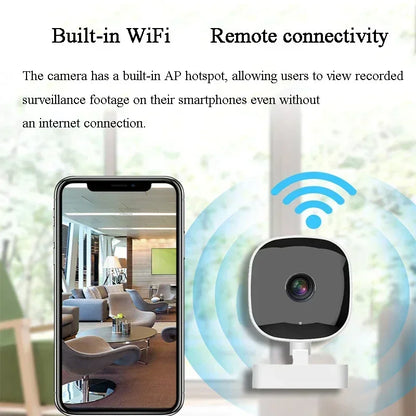2.4/5GHz WiFi 3MP 1080P HD Night Vision Paste Mount Security Camera Indoor Phone Remote Home Surveillance Safety Monitoring