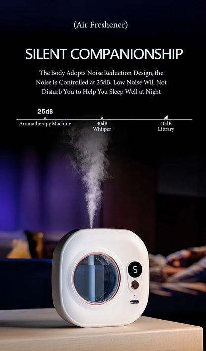 Rechargeable automatic aroma diffuser, essential oil diffuser, aroma essential oil, hotel bathroom aroma machine gift