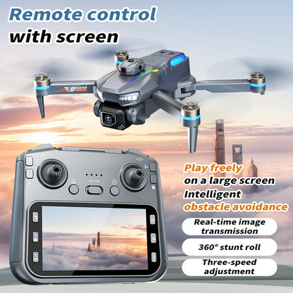 AE19 Drone, High-Definition Dual Camera, 8K Professional Obstacle Avoidance, Folding Quadcopter Toy, Remote-Controlled Aircraft