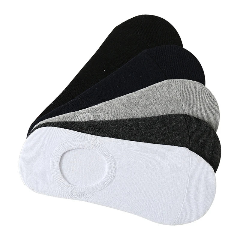 Osynliga Båtsockor Unisex 5/10/20-pack – Andningsbara No-Show Strumpor, Flera Färger