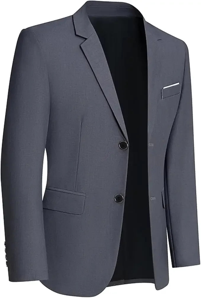 ZHUOLIN Herrkavaj Slim Fit – Sträcktyg Formell Bröllop Kontor Sport Marinblå Grå Svart Vinröd EU S–3XL