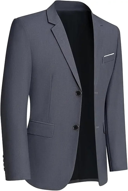 ZHUOLIN Herrkavaj Slim Fit – Sträcktyg Formell Bröllop Kontor Sport Marinblå Grå Svart Vinröd EU S–3XL