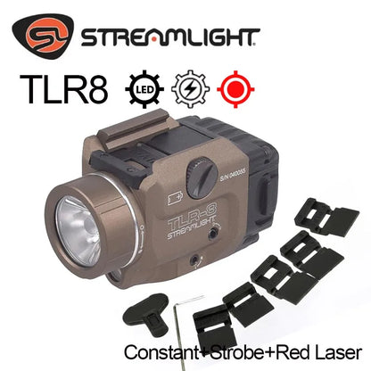 Taktisk Ficklampa 500 Lumen för 20 mm Skena