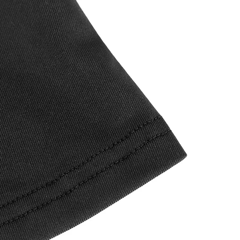 Dam Linne Fyrkantig Hals Dubbellager – Y2K Tight Sexy Goth Sommar 2026, 8 Färger S–XL