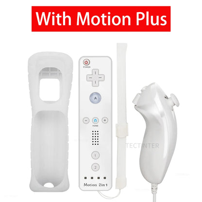 2 in 1 Wireless Controller For NS Wii Gamepad Set Motion Plus Remote Controller Joypad for NS Wii Games Control Accessories