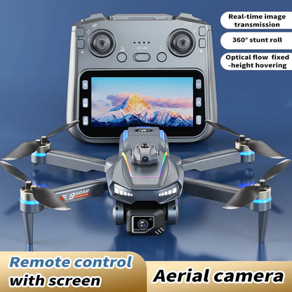 AE19 Drone, High-Definition Dual Camera, 8K Professional Obstacle Avoidance, Folding Quadcopter Toy, Remote-Controlled Aircraft