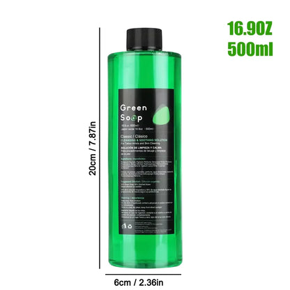 Tattoo Green Soap Concentrated Cleaning Solution Foaming Bottle Tattoo Soap Skin Cleanser For Tattoo Artists Aftercare Supplies