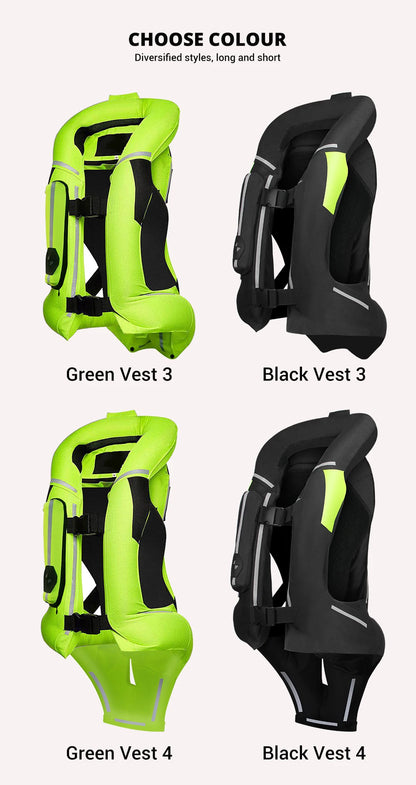 Motorcycle Jacket Motorcycle Air Bag Vest Reflective Motocross Racing Airbag Vest Moto Riding CE Protector Motorcycle Equipment