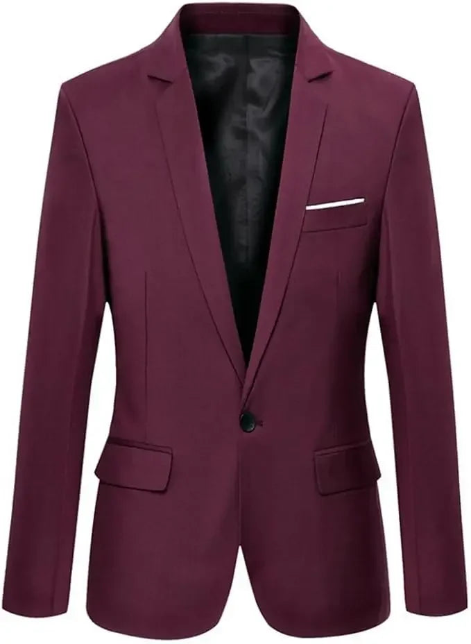 ZHUOLIN Herrkavaj Slim Fit – Sträcktyg Formell Bröllop Kontor Sport Marinblå Grå Svart Vinröd EU S–3XL