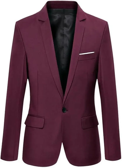 ZHUOLIN Herrkavaj Slim Fit – Sträcktyg Formell Bröllop Kontor Sport Marinblå Grå Svart Vinröd EU S–3XL