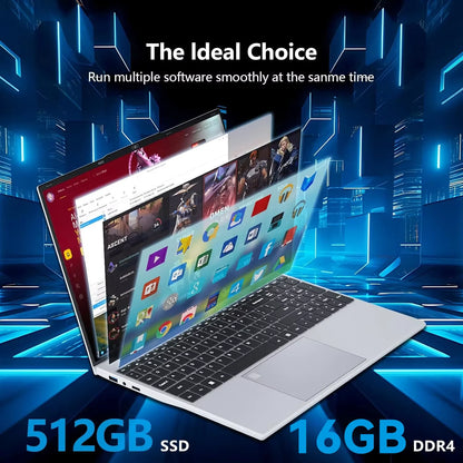 Intel Core i9 10980HK 15.6” Gaming Laptop 32GB RAM 2TB SSD Win 11 Fingerprint Unlock Ultra Slim Gaming Office Laptop Notebook
